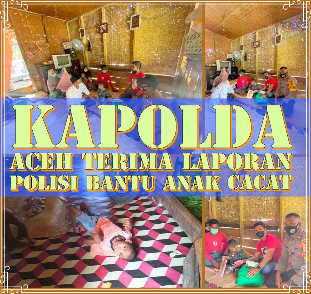 Kapolda Aceh Terima Laporan Polisi Bantu Anak&nbsp;Cacat