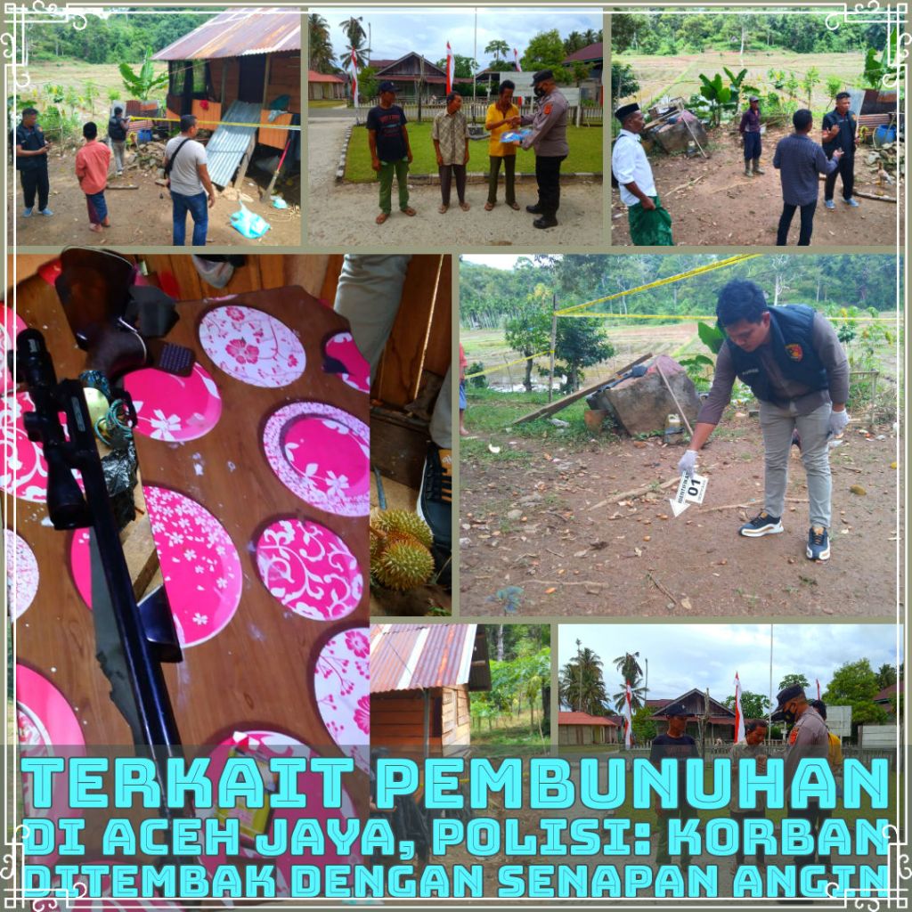 Terkait Pembunuhan di Aceh Jaya, Polisi: Korban Ditembak dengan Senapan&nbsp;Angin